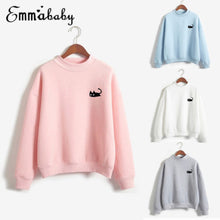 Load image into Gallery viewer, Hot Overhead Stylish Chic Cat Print Autumn Winter Casual Hoodies Sweatshirts Hoodies Jumper Pullover Lovers' Clothes For Gift